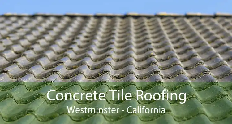 Concrete Tile Roofing Westminster - California